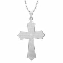 Load image into Gallery viewer, Our Father Lord's Prayer Cross Pendant
