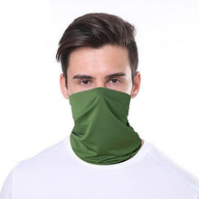 Load image into Gallery viewer, Outdoor Balaclava Bandana Uv Biker Cover Scarf Seamless Magic Headband Camouflage Neck Gaiter Face Cover Headwear Scarf Uniesx Men Women Bandanas Polyester Breathable Windproof Anti UV Neck Cover Camping Hiking Climbing Face Mask Headband
