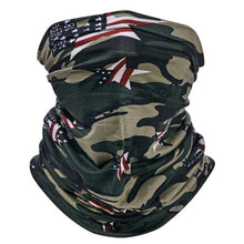 Load image into Gallery viewer, Outdoor Balaclava Bandana Uv Biker Cover Scarf Seamless Magic Headband Camouflage Neck Gaiter Face Cover Headwear Scarf Uniesx Men Women Bandanas Polyester Breathable Windproof Anti UV Neck Cover Camping Hiking Climbing Face Mask Headband
