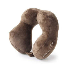 Load image into Gallery viewer, Outdoor Neck Support Pillow Headrest Travel Folding Slow Rebound Journey Trip Cushion Memory Foam Travel Pillow Neck Pillow, Ideal for Airplane Travel Comfortable Lightweight Improved Support Design Machine Washable Cover Must Have Travel Accessories
