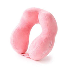 Load image into Gallery viewer, Outdoor Neck Support Pillow Headrest Travel Folding Slow Rebound Journey Trip Cushion Memory Foam Travel Pillow Neck Pillow, Ideal for Airplane Travel Comfortable Lightweight Improved Support Design Machine Washable Cover Must Have Travel Accessories
