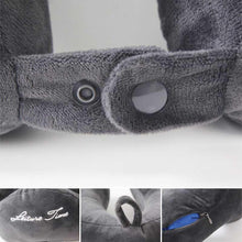 Load image into Gallery viewer, Outdoor Neck Support Pillow Headrest Travel Folding Slow Rebound Journey Trip Cushion Memory Foam Travel Pillow Neck Pillow, Ideal for Airplane Travel Comfortable Lightweight Improved Support Design Machine Washable Cover Must Have Travel Accessories
