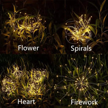 Load image into Gallery viewer, Outdoor Solar Garden Lights with 8 Lighting Modes
