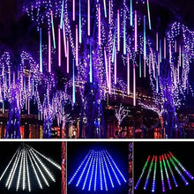 Load image into Gallery viewer, Outdoor Solar Meteor Christmas String Lights
