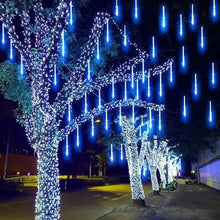 Load image into Gallery viewer, Outdoor Solar Meteor Christmas String Lights
