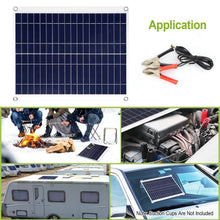 Load image into Gallery viewer, Outdoor Solar Panel 12V 25W Car Battery Charger
