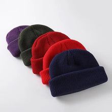 Load image into Gallery viewer, Outdoor Warm One Size Comfortable Short Style Cap Unisex Autumn Cap For Men And Women Soft Beanies
