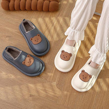 Load image into Gallery viewer, Outdoor Winter Waterproof Women Non-Slip Slippers Warm Female Plush House Slippers Indoor Flip Flops Waterproof Fuzzy Clogs Slippers Cozy Slip-On Memory Foam Fur House Slippers
