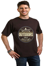 Load image into Gallery viewer, Outdoors Men's Bamboo Viscose/Organic Cotton Short Sleeve Graphic T-Shirt
