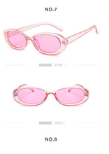 Load image into Gallery viewer, Oval Sunglasses For Women Retro Designer Glasses For  Women/Men Small Eyewear For Women Tiny Small 90s Sunglasses Women Polarized Retro Oval Sunglasses Tinted Glasses
