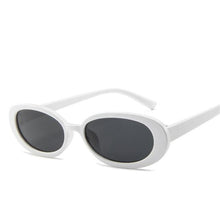 Load image into Gallery viewer, Oval Sunglasses For Women Retro Designer Glasses For  Women/Men Small Eyewear For Women Tiny Small 90s Sunglasses Women Polarized Retro Oval Sunglasses Tinted Glasses
