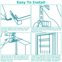 Load image into Gallery viewer, Over The Door Hooks Organizer
