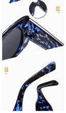 Load image into Gallery viewer, Oversized Leopard Unique &amp; Attractive Designer Sunglasses For Women &amp; Men Luxury Shades In Brown Square Size Sun Glasses Luxury Square Gradient Sun Glasses Shades
