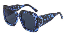 Load image into Gallery viewer, Oversized Leopard Unique &amp; Attractive Designer Sunglasses For Women &amp; Men Luxury Shades In Brown Square Size Sun Glasses Luxury Square Gradient Sun Glasses Shades
