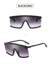 Load image into Gallery viewer, Oversized Shield Sunglasses for Women Men Square Rimless Fashion Shades Sunglasses For Women &amp; Men Elegant Shades For Women Popular Oversized Festival Trendy Sunglasses For Men &amp; Women
