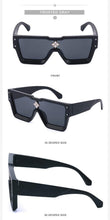Load image into Gallery viewer, Oversized Square Rimless Shades UV400 Shape Sunglasses For Women New Fashionable New Big Frame Sun Glasses for Female New Latest Attractive Large Flat Top Eyewear For  Unisex
