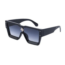 Load image into Gallery viewer, Oversized Square Rimless Shades UV400 Shape Sunglasses For Women New Fashionable New Big Frame Sun Glasses for Female New Latest Attractive Large Flat Top Eyewear For  Unisex
