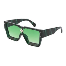 Load image into Gallery viewer, Oversized Square Shape Sunglasses For Women &amp; Men New  Luxury Design Sun Glasses For Female New Fashionable  Large Frame Silver Mirror Eyewear
