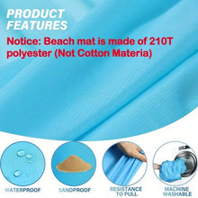 Load image into Gallery viewer, Oversized Waterproof Beach Blanket
