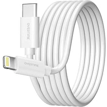 Load image into Gallery viewer, Overtime iPhone MFI Certified 10ft USB-C to Lightning Charging Cable
