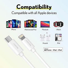 Load image into Gallery viewer, Overtime iPhone MFI Certified 10ft USB-C to Lightning Charging Cable
