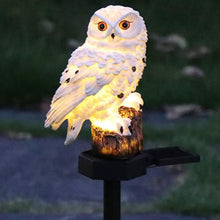 Load image into Gallery viewer, Owl Solar LED Lights with Decorative Stake
