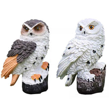 Load image into Gallery viewer, Owl Solar LED Lights with Decorative Stake
