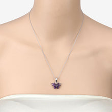 Load image into Gallery viewer, 1.65 Carat Genuine Amethyst .925 Sterling Silver Pendant
