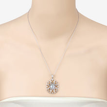 Load image into Gallery viewer, 2.10 Carat Genuine Green Amethyst .925 Sterling Silver Pendant
