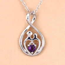 Load image into Gallery viewer, 0.15 Carat Genuine Amethyst .925 Sterling Silver Pendant
