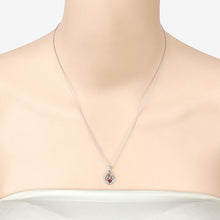 Load image into Gallery viewer, 0.14 Carat Genuine Garnet .925 Sterling Silver Pendant
