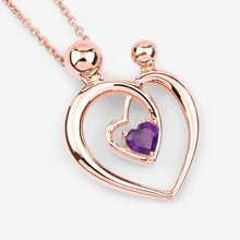 Load image into Gallery viewer, 0.25 Carat Genuine Amethyst .925 Sterling Silver Pendant
