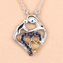 Load image into Gallery viewer, 0.28 Carat Genuine Blue Sapphire .925 Sterling Silver Pendant
