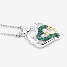 Load image into Gallery viewer, 0.24 Carat Genuine Emerald .925 Sterling Silver Pendant
