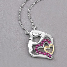 Load image into Gallery viewer, 0.28 Carat Genuine Ruby .925 Sterling Silver Pendant
