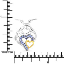 Load image into Gallery viewer, 0.28 Carat Genuine Tanzanite .925 Sterling Silver Pendant
