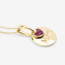 Load image into Gallery viewer, 0.20 Carat Genuine Ruby .925 Sterling Silver Pendant
