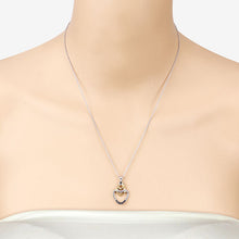 Load image into Gallery viewer, 0.14 Carat Genuine Blue Sapphire .925 Sterling Silver Pendant
