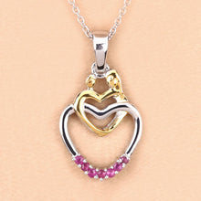 Load image into Gallery viewer, 0.14 Carat Genuine Ruby .925 Sterling Silver Pendant
