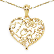 Load image into Gallery viewer, 14K Yellow Gold Plated 6.05 Grams .925 Sterling Silver Pendant
