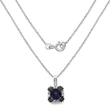 Load image into Gallery viewer, 2.38 Carat Genuine Multi Stone .925 Sterling Silver Pendant
