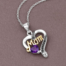 Load image into Gallery viewer, 0.48 Carat Genuine Amethyst and Black Spinel .925 Sterling Silver Pendant
