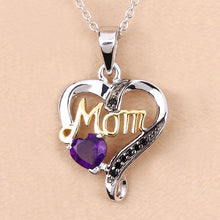 Load image into Gallery viewer, 0.48 Carat Genuine Amethyst and Black Spinel .925 Sterling Silver Pendant
