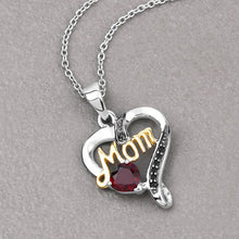 Load image into Gallery viewer, 0.55 Carat Genuine Garnet and Black Spinel .925 Sterling Silver Pendant
