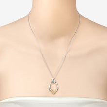 Load image into Gallery viewer, 0.15 Carat Genuine Emerald .925 Sterling Silver Pendant
