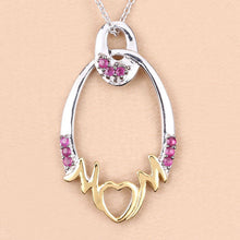 Load image into Gallery viewer, 0.18 Carat Genuine Ruby .925 Sterling Silver Pendant
