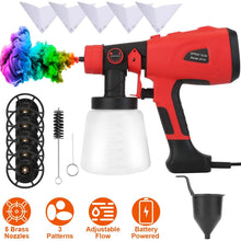 Load image into Gallery viewer, Paint Sprayer HVLP Handheld Painter with 3 Spray Patterns
