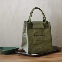Load image into Gallery viewer, Paper Bento Bag Waterproof And Oilproof Insulation Bag

