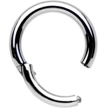 Load image into Gallery viewer, 16G 1/4 Solid G23 Implant Grade Titanium Hinged Segment Ring
