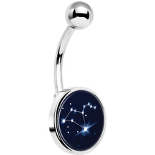 Load image into Gallery viewer, Zodiac Constellation Leo Belly Ring
